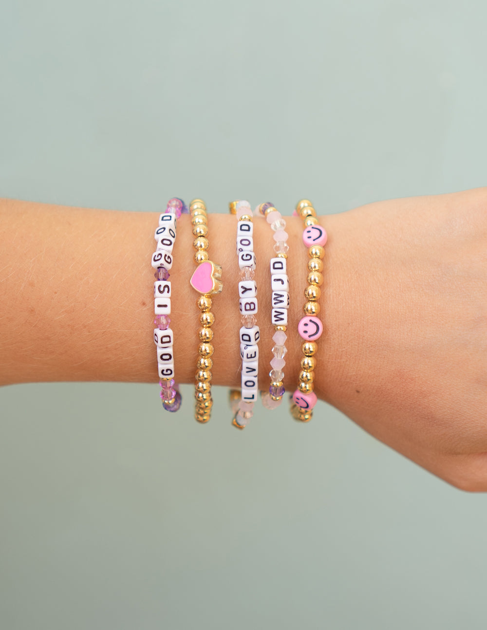 Mama bracelet Clay Disc Letter Bracelets, custom mantra bracelet, pers -  Lily Daily Boutique